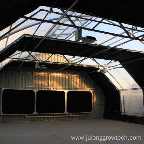 High quality growing blackout greenhouse for sale